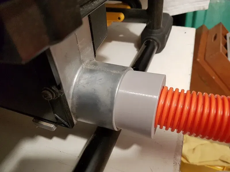 Kết nối ống hút chân không cho máy cưa bàn Dewalt DWE7492 - Image 1