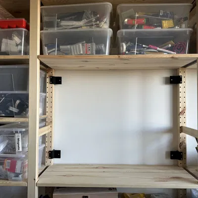 Giá đỡ SKADIS lớn cho kệ IVAR không cần khoan tường