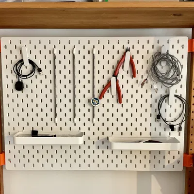 Kết nối SKADIS cho kệ IVAR không cần khoan