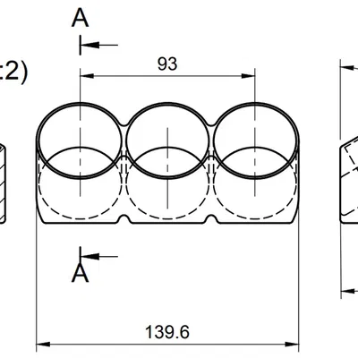 Giá đỡ gia vị Ostmann gắn tường với băng dính đôi