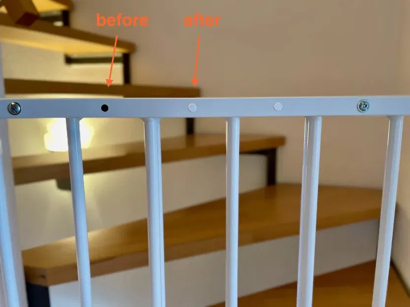 Nắp lỗ điều chỉnh cho thanh bảo vệ cầu thang thương hiệu reer - Image 1