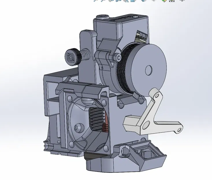 Giá đỡ cho trục x đơn Rail MK3 với mô-đun muỗi - Image 1