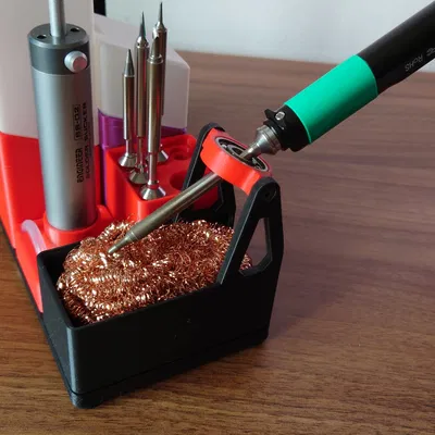 Giá đỡ hàn và bùi nhùi đồng Gridfinity 1x2