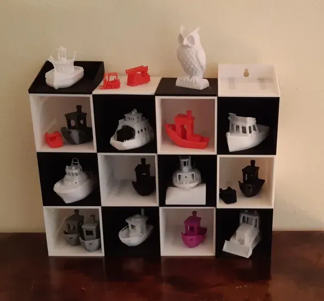 Giá đỡ mini có thể ghép nối cho Benchy in 3D - Image 1