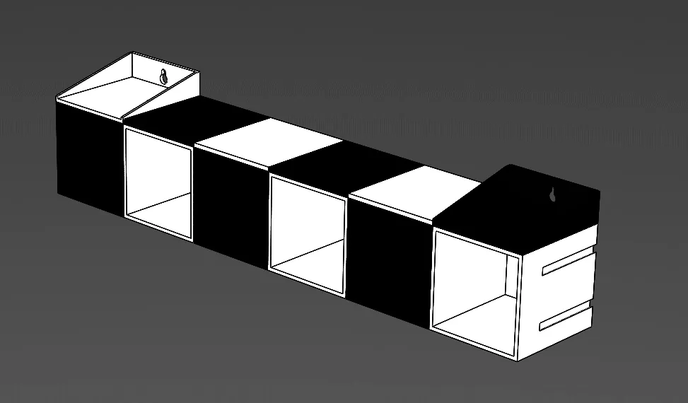 Giá đỡ mini có thể ghép nối cho Benchy in 3D - Image 3