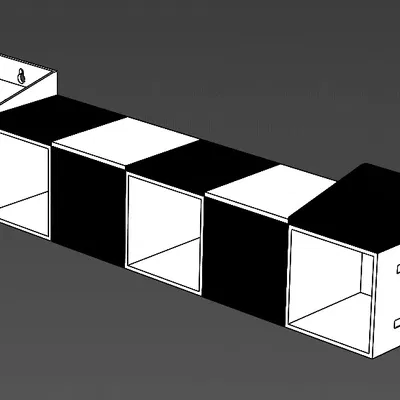 Giá đỡ mini có thể ghép nối cho Benchy in 3D