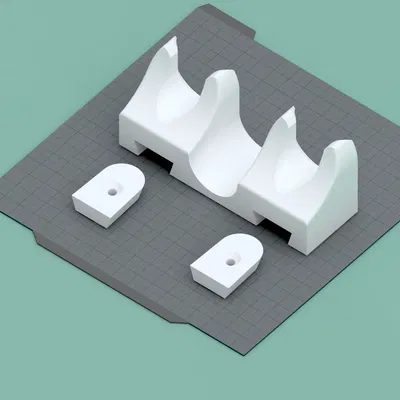 Giá đỡ gậy bóng mềm dễ lắp đặt trên tường