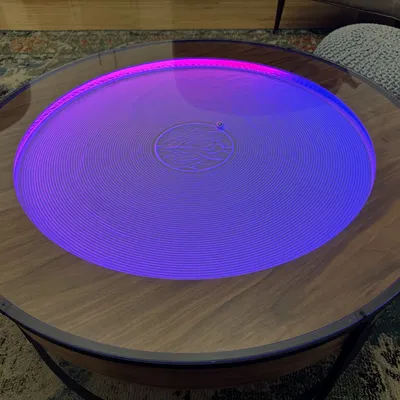 Kẹp giữ bumper cao su cho bàn Sisyphus bằng kính