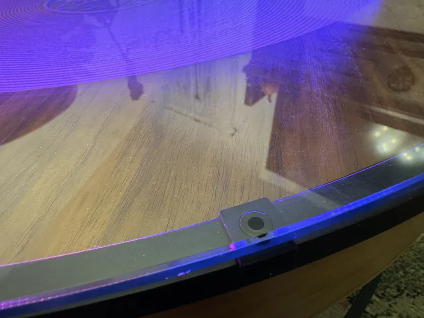 Kẹp giữ bumper cao su cho bàn Sisyphus bằng kính - Image 3