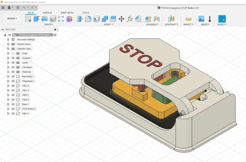 Nút dừng khẩn cấp cho máy cưa bàn BOSCH PTS10 - Image 16