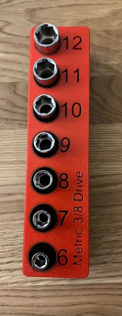 Giá đỡ socket ngắn Tekton 3/8 cho kích thước 6mm-24mm - Image 2