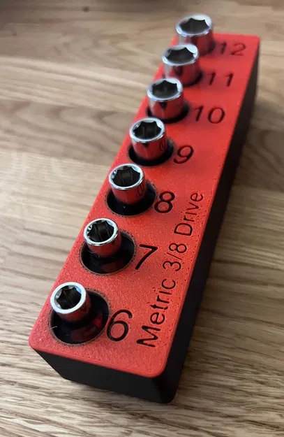 Giá đỡ socket ngắn Tekton 3/8 cho kích thước 6mm-24mm - Image 3