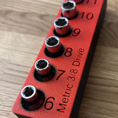 Giá đỡ socket ngắn Tekton 3/8 cho kích thước 6mm-24mm