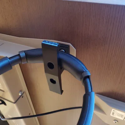 Giá treo tai nghe T-shaped dưới bàn làm việc IKEA IDÅSEN