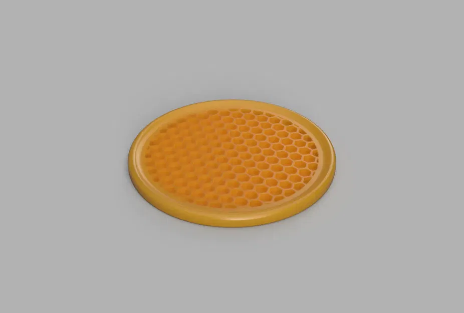 Đế lót ly hình lục giác cho cốc và chai - Image 1