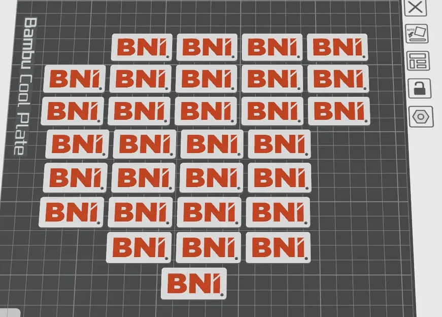 Chìa khóa đôi mặt BNI đa vật liệu - Image 1