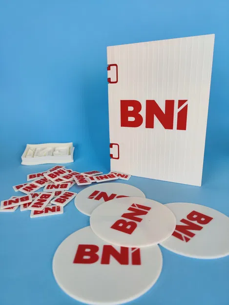 Chìa khóa đôi mặt BNI đa vật liệu - Image 2