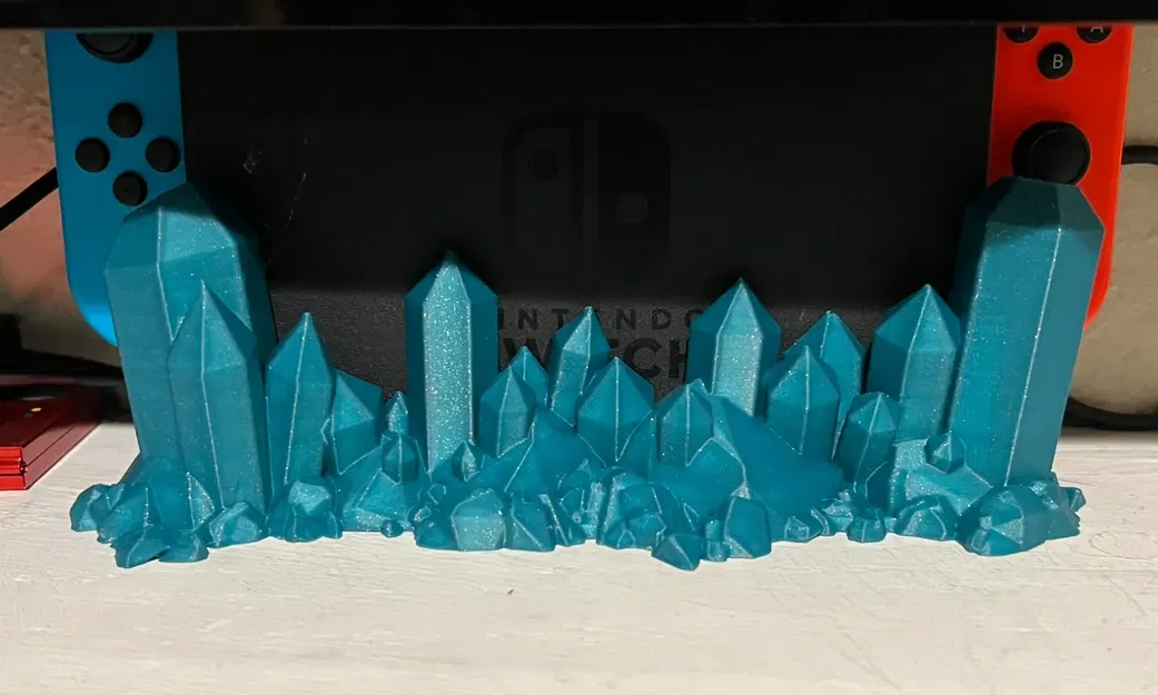 Giá đỡ tường cho Nintendo Switch với mặt trước bằng pha lê - Image 1