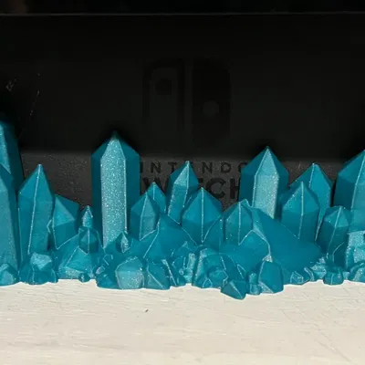 Giá đỡ tường cho Nintendo Switch với mặt trước bằng pha lê