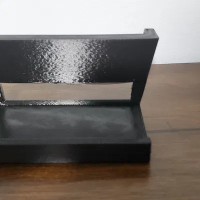 Giá đỡ điện thoại trừu tượng với vành giữ chống trượt