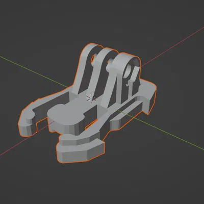 Đế kẹp gắn GoPro 7 được thiết kế lại