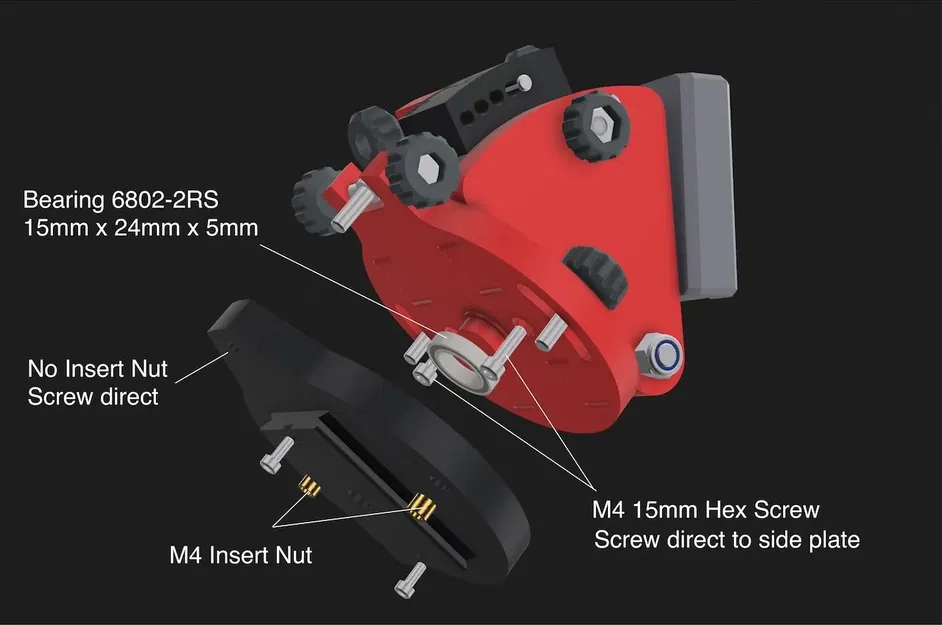 Đầu điều chỉnh tinh vi trục cực cho kính thiên văn di động - Image 4