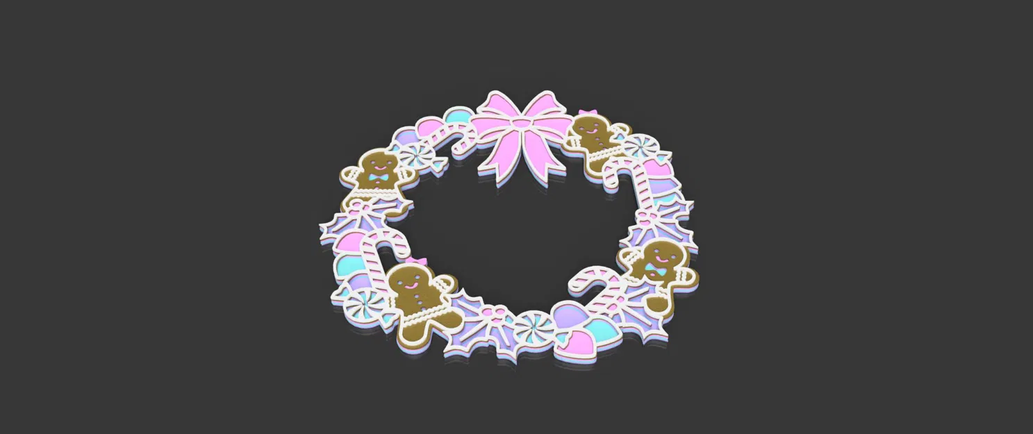 Vòng hoa gừng trang trí Giáng Sinh nhiều lớp - Image 1