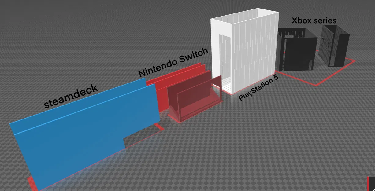 Giá đỡ console QUBE 500 cho Nintendo Switch, Xbox, PS5 - Image 1