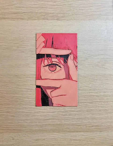 Mô hình poster nhỏ Makima san từ anime Chainsaw Man - Image 1