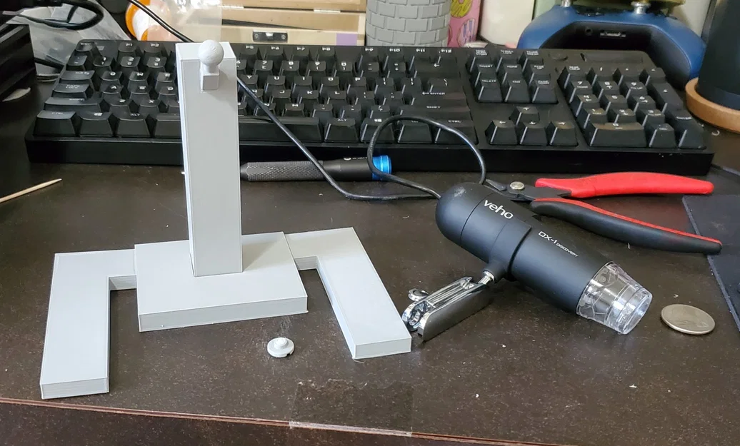 Giá đỡ kính hiển vi kỹ thuật số hoàn toàn in được - Image 3