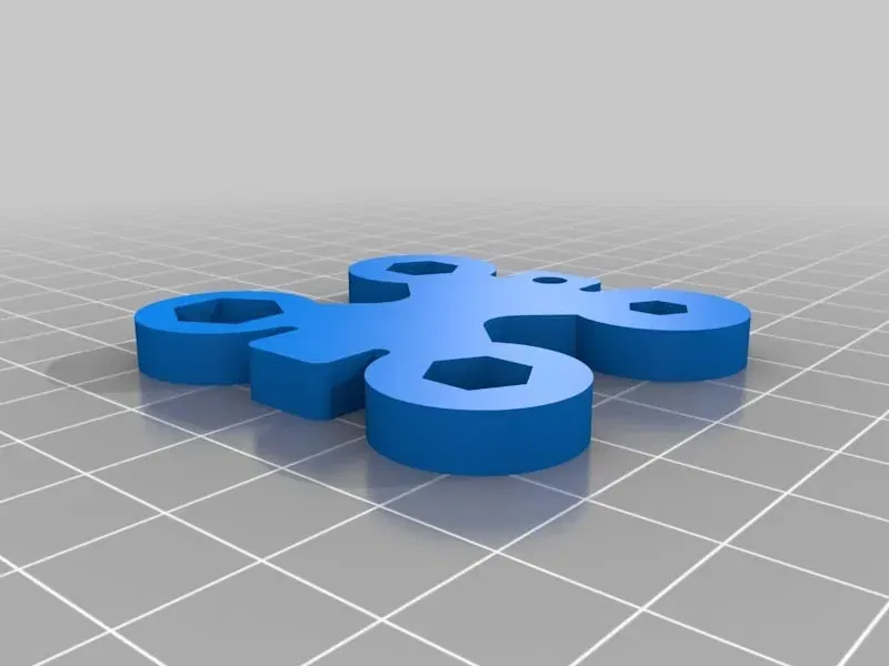 Công cụ đa năng treo chìa khóa cho ốc vít 10/8/5.5mm - Image 1