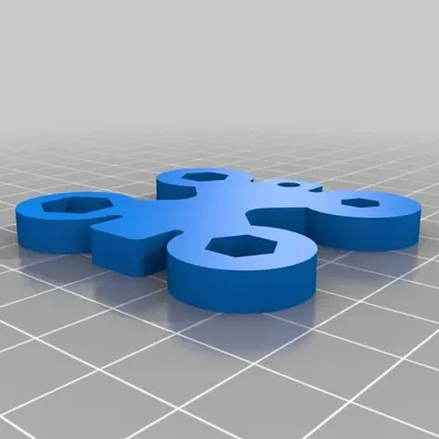 Công cụ đa năng treo chìa khóa cho ốc vít 10/8/5.5mm