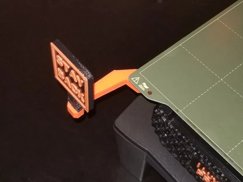 Đầu bù đầu nhún "Stay Back" cho máy in Mini - Image 5