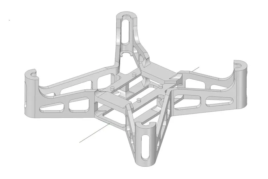 Khung máy bay điều khiển từ xa DM003 Remix Spider v4 - Image 4