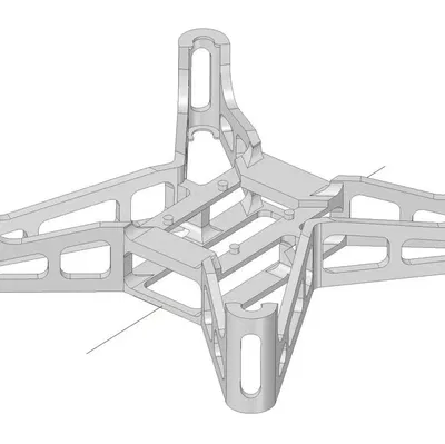 Khung máy bay điều khiển từ xa DM003 Remix Spider v4