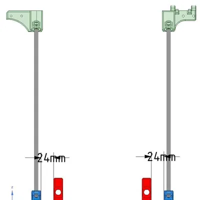 Giá đỡ khung cho máy in 3D Prusa i3 Hephestos (8mm và 10mm)
