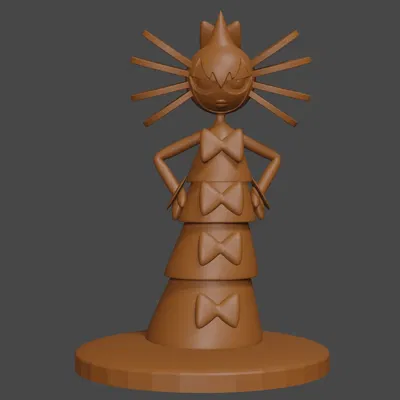 Mô hình nhân vật Gothitelle phong cách Pokemon cho DnD