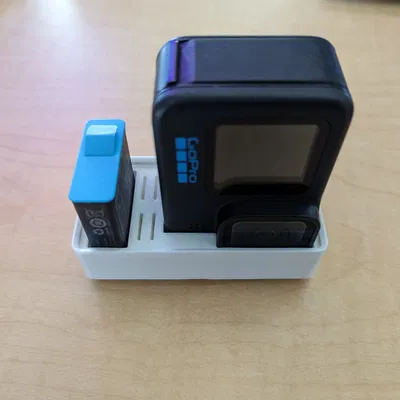 Giá đỡ camera GoPro Hero 10, pin và thẻ MicroSD 2x1