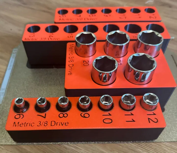 Giá đỡ socket sâu Tekton 3/8 cho kích thước 6mm-24mm - Image 2