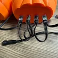 Đèn bí ngô jack o lantern cho 4 pixel 12mm với đế gắn kèm - Thumbnail 1