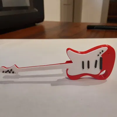 Guitar điện mini dạng móc khóa đa sắc màu