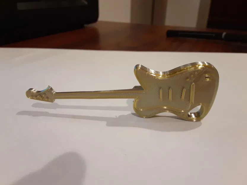 Guitar điện mini dạng móc khóa đa sắc màu - Image 4