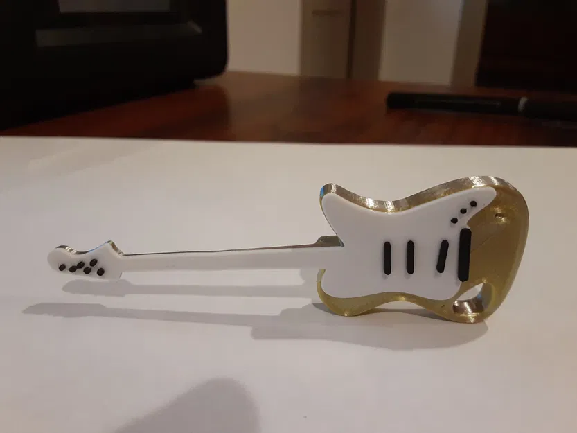 Guitar điện mini dạng móc khóa đa sắc màu - Image 8