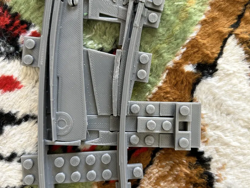 Bản chuyển đổi đường ray cong bên phải cho mô hình WYE - Image 4