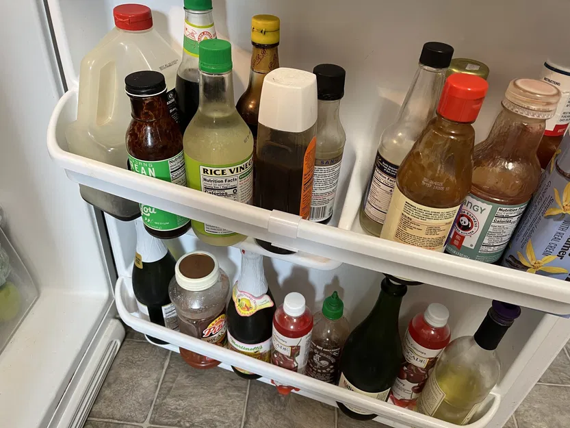 Bộ giữ kệ tủ lạnh Kenmore 253.68802014 sửa chữa nứt - Image 4