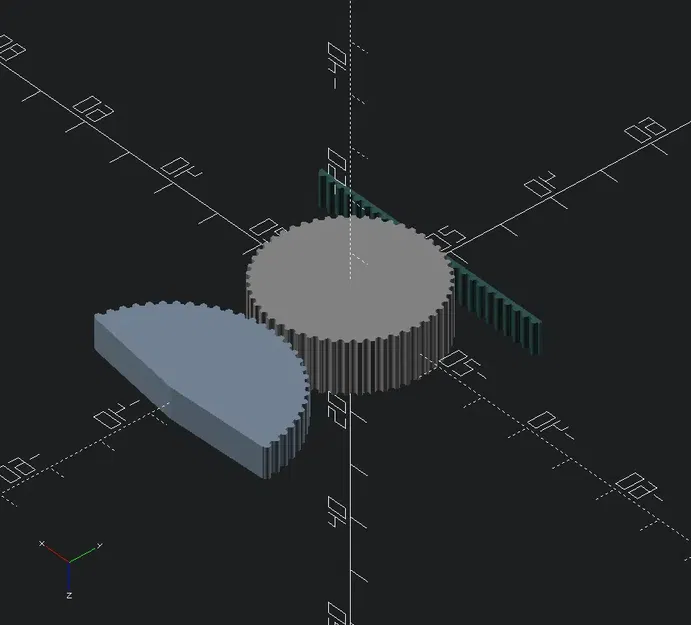 Bánh răng GT2 cho dây đai thời gian trong OpenSCAD - Image 1