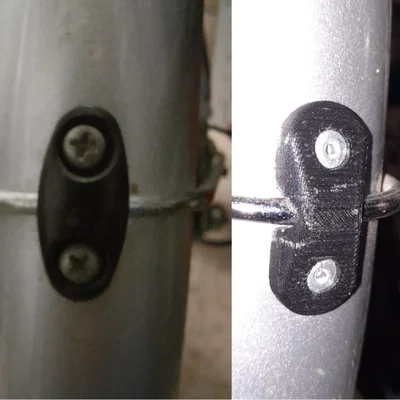 Thay thế giá đỡ chắn bùn xe đạp bằng đinh tán