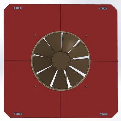 Thay thế bên hông quạt lớn, yên tĩnh cho Qube 500