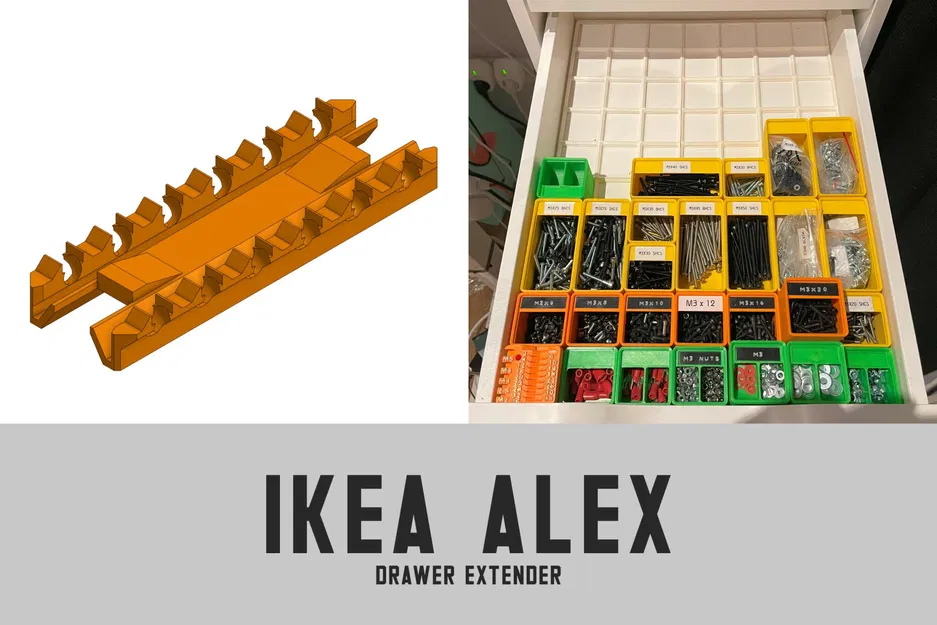 Mở rộng ngăn kéo IKEA ALEX để sử dụng hiệu quả hơn - Image 1