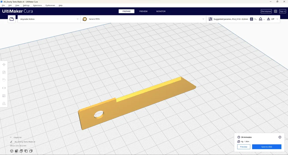 Lưỡi Tanto cho dao rơi - Image 1